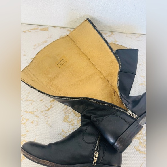 🔥🔥FINAL CLEARENCE🔥🔥 FRYE Women’s Molly Knee High Black Leather Boots - Picture 8 of 12